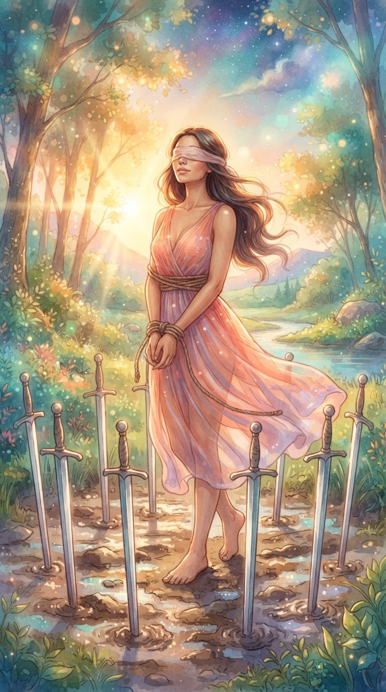 Eight of Swords tarot card