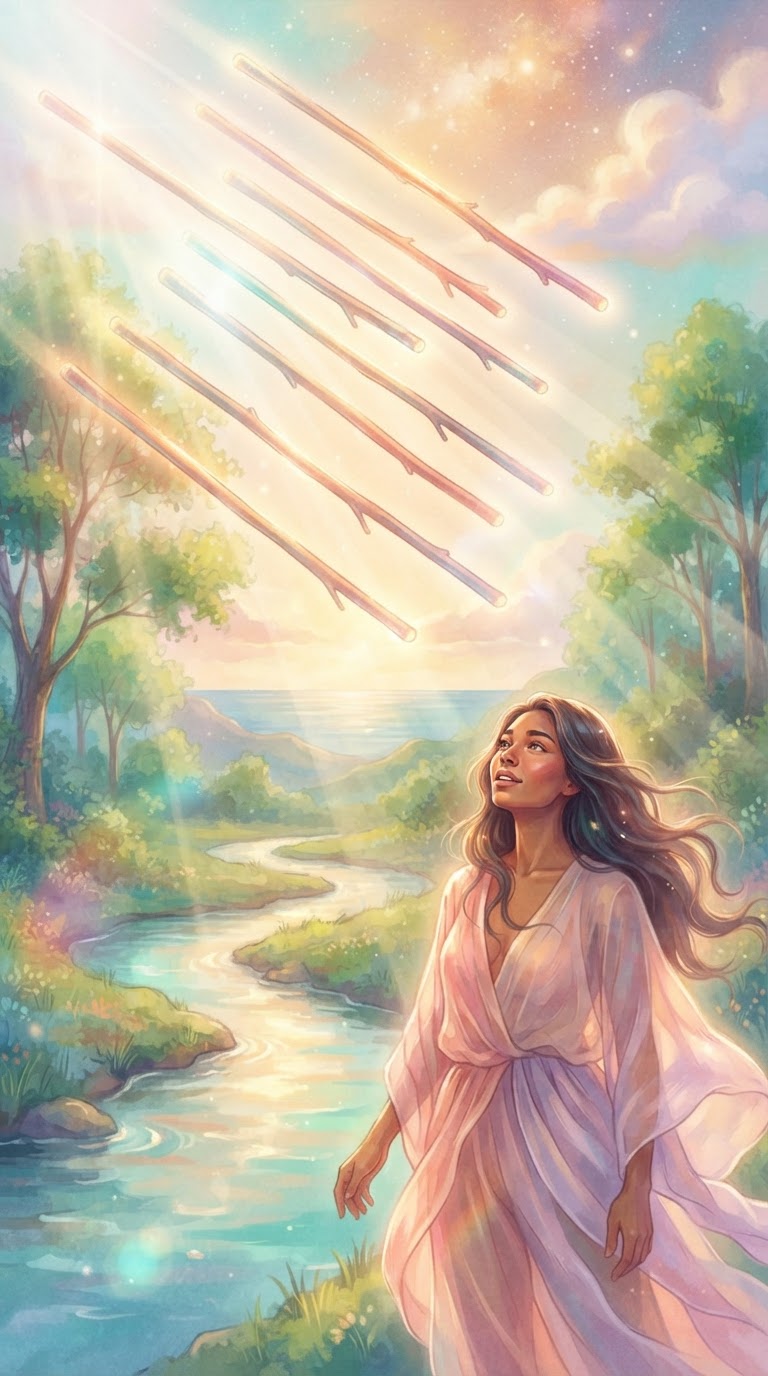 Eight of Wands tarot card