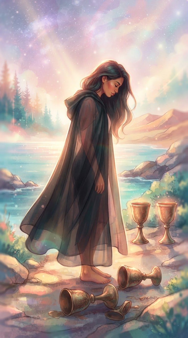 Five of Cups tarot card