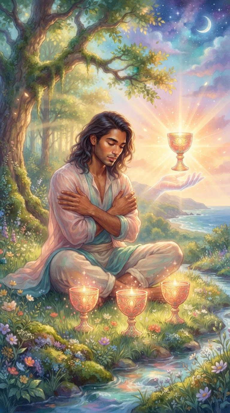 Four of Cups tarot card