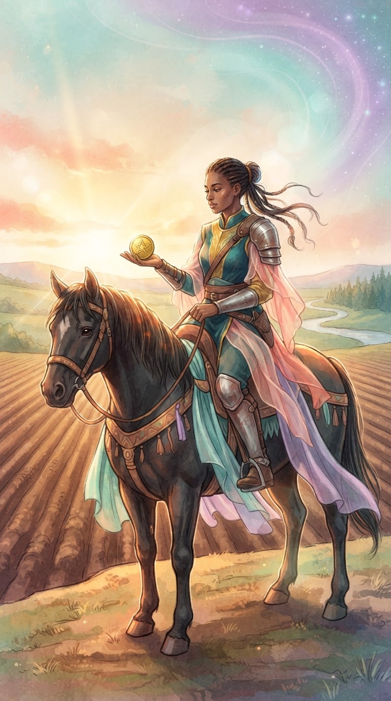 Knight of Pentacles tarot card