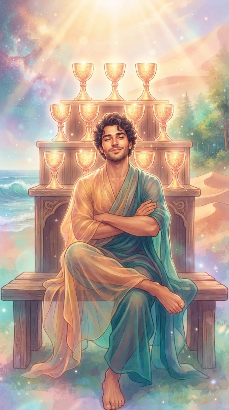 Nine of Cups tarot card