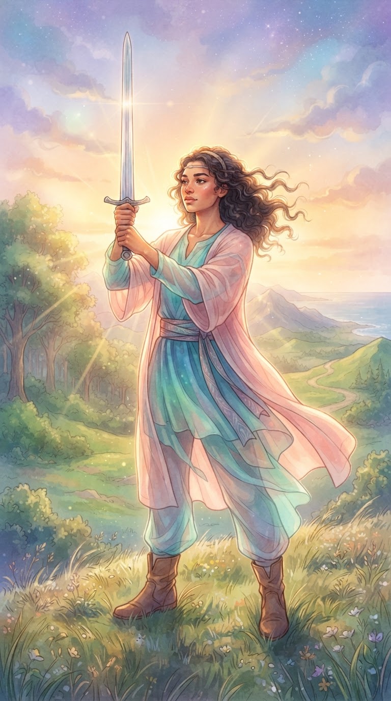 Page of Swords tarot card