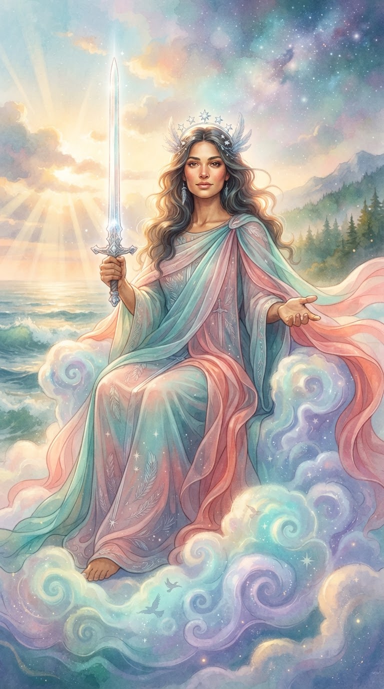Queen of Swords tarot card