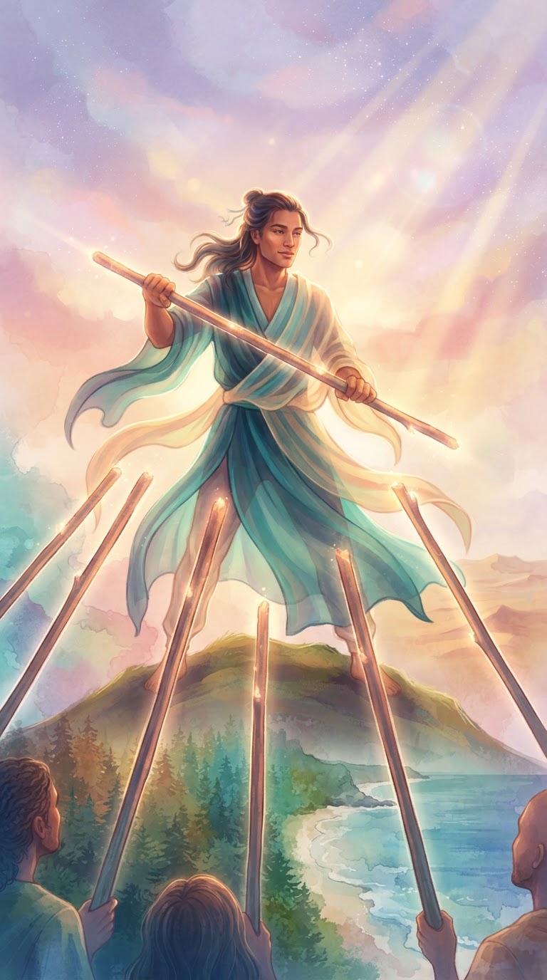 Seven of Wands tarot card