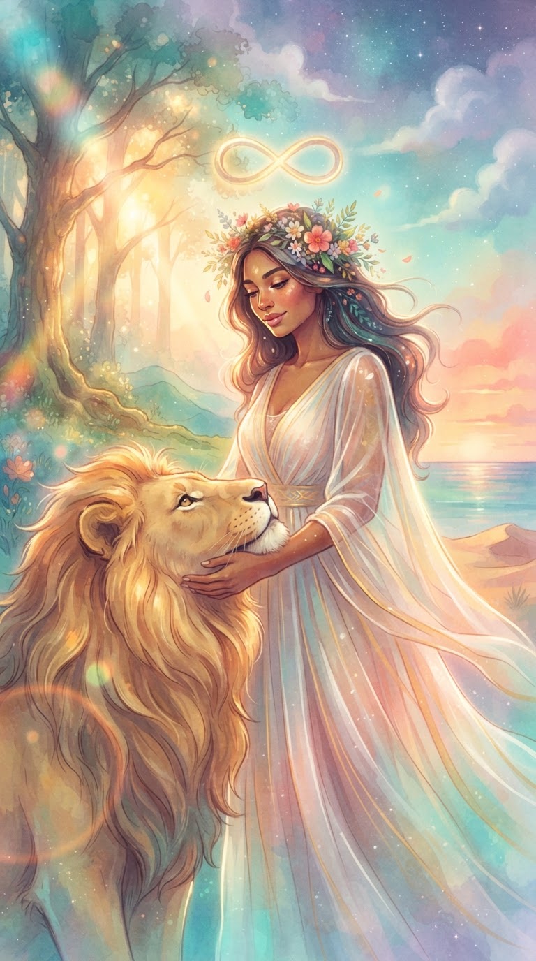 Strength tarot card