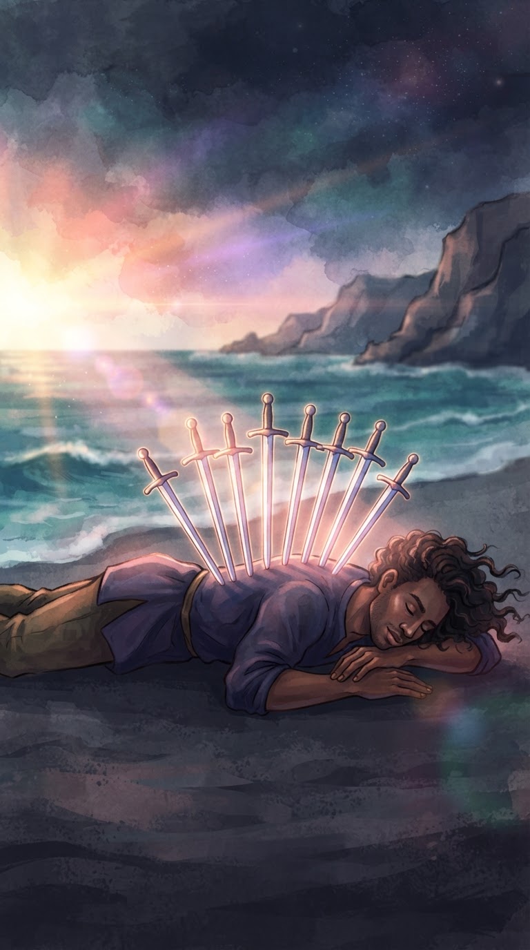 Ten of Swords tarot card