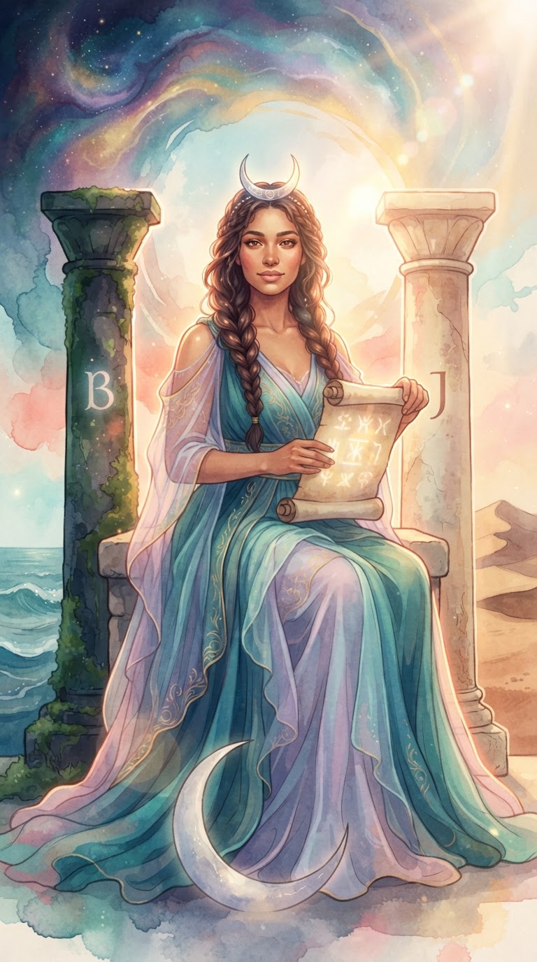 The High Priestess tarot card