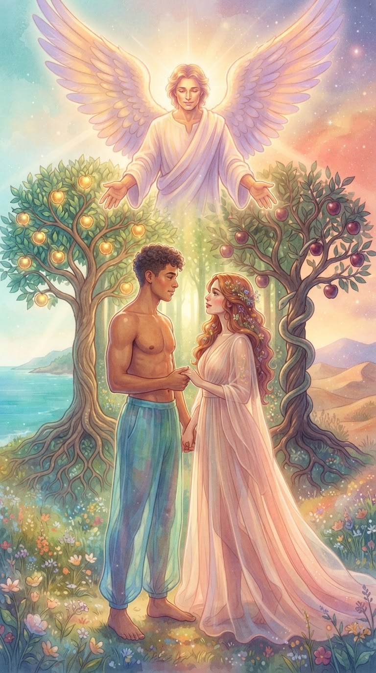 The Lovers tarot card