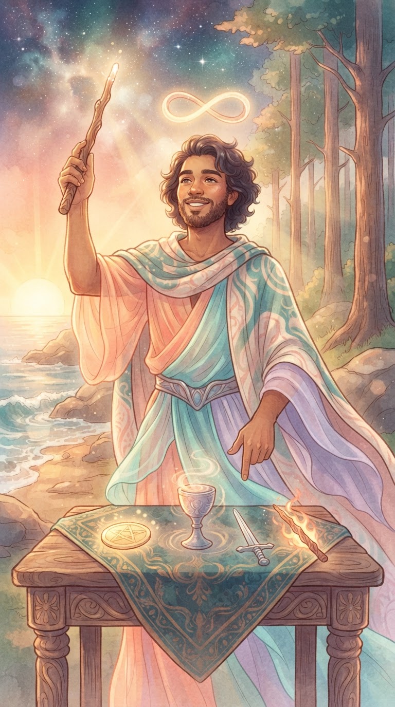 The Magician tarot card