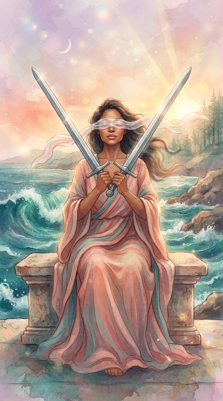 Two of Swords tarot card