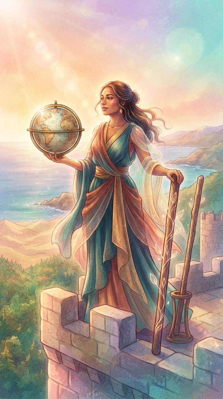 Two of Wands tarot card